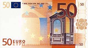 Euro -> Währung -> Scheine -> 50 Euro